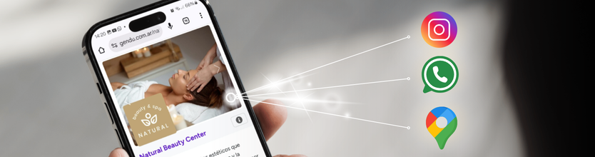 Compartir el enlace por WhatsApp, Instagram y Google